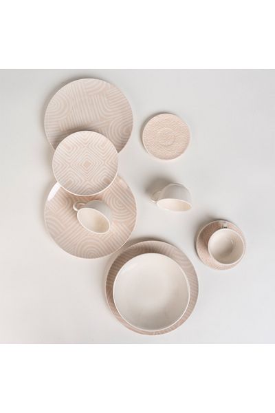Rio 20-Piece Porcelain Dinner Set - Pink
