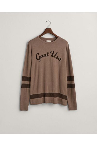 Gant Script Graphic Long Sleeve T-Shirt