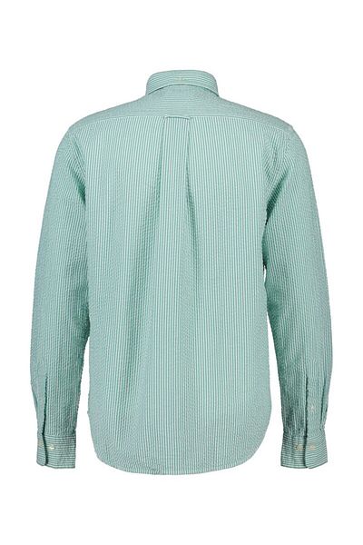 Gant Regular Fit Striped Short Sleeve Seersucker Shirt