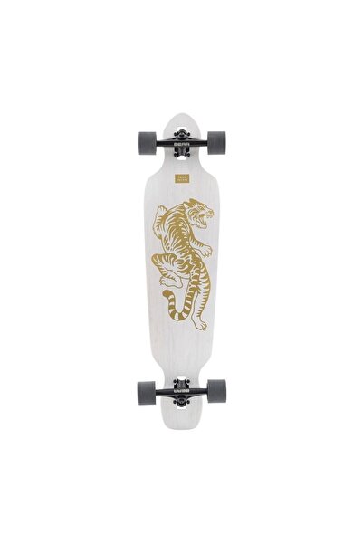 Landyachtz Battle Axe White Bengal Complete Longboard 38"