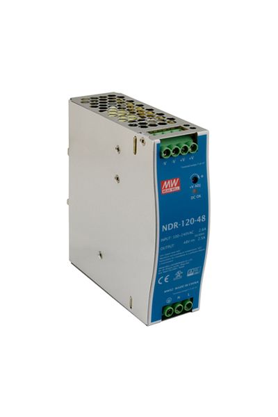 Meanwell Sursă de alimentare în comutație, 48V / 2.5A, șină DIN - MEAN WELL NDR-120-48