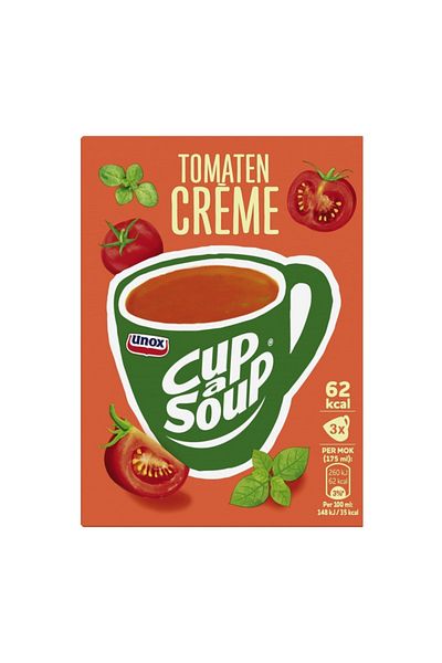Unox Cup-a-soup Instant Tomato Cream Soup 3 x 16 g