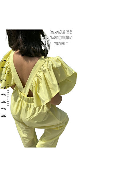 MAMAOLAS Snowdrop Girl's Jumpsuit Yellow
