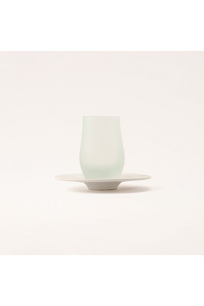 Dallaty Safa'a white porcelain 12 tea set cup