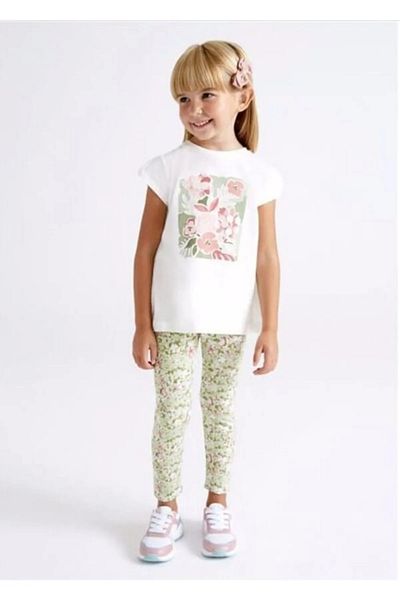 MAYORAL Girl's Summer T-Shirt Leggings Set of 2 3760