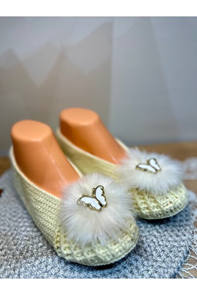 SBD EL ÖRGÜSÜ KEÇE TABANLI PATİK