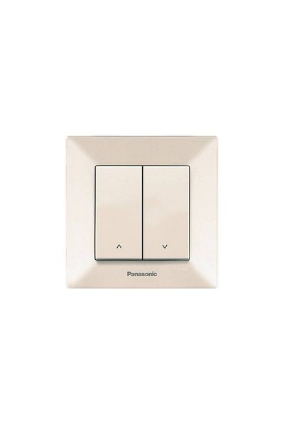 PANASONIC Intrerupator pentru jaluzele Arkedia Slim Bej
