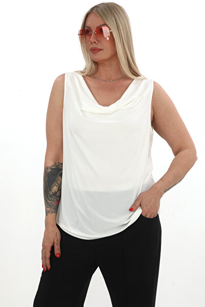 Javelin Collection Crystal Degaje Collar Blouse