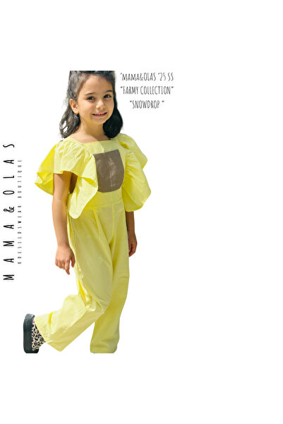 MAMAOLAS Snowdrop Girl's Jumpsuit Yellow