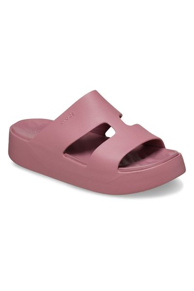 Crocs Getaway Platform H-strap Slippers 36-37 Eu - W6 Us Pink - Cassis