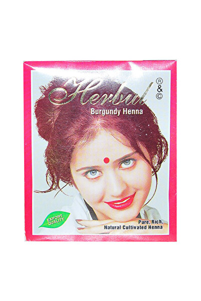 LokmanAVM Kızıl Hint Kınası (Burgundy Henna) 10 Gr Paket