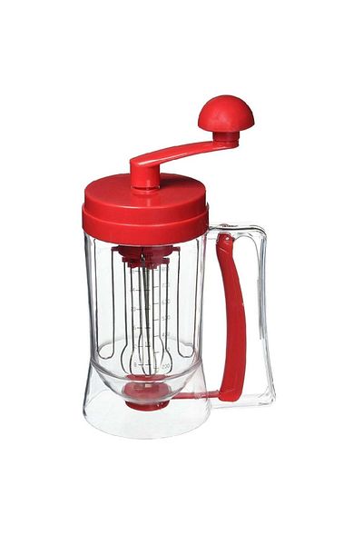 divendi-ro Manual machine for pancakes, muffins, cookies, creams, red