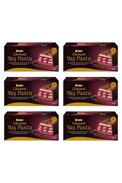 Ülker Age Cake Chocolate Forest Fruit Sauce 395 Gr X 6 Pieces