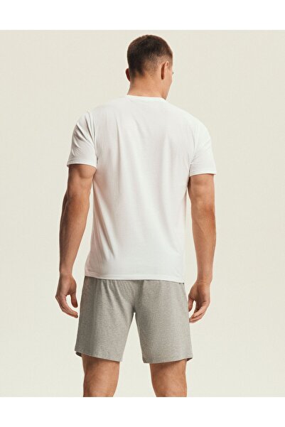 Henderson Minimalist men's pajama & Inscription & Logo & Lightweight cut & Style | Snap
