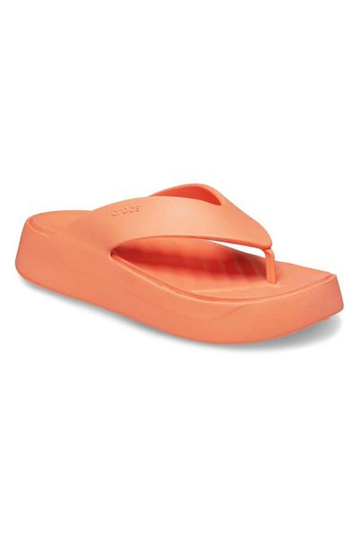 Crocs Getaway Platform Flip 38-39 EU - W8 US Orange - Sunkissed