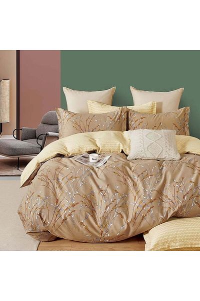 Pucioasa 100% cotton percale bed linen, 1 person, Pucioasa, PRC111