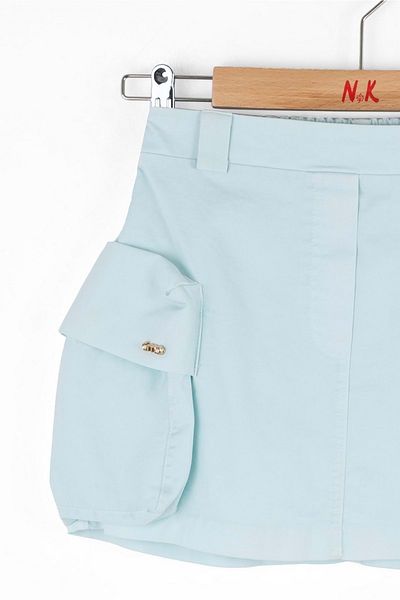 nk kids Cargo Pocket Skirt Blue