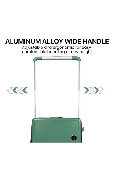 JEEM ML01 Wide Handle Cabin Luggage | Cabin Size Trolley Bag | Durable Lightweight (20.25 inch)