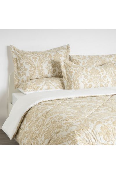 Boutique Blanche 6Pcs 100% Cotton Comforter Set, King 240*220Cm