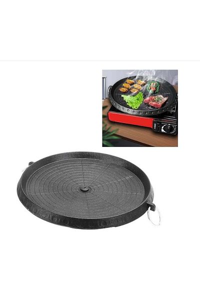 divendi-ro Round grill pan AO7878288, 32cm, with non-stick coating, black
