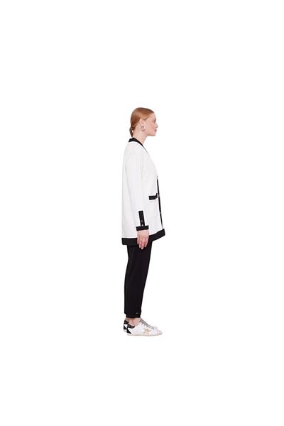 Levidor Ribbed Button Detailed Cardigan Suit