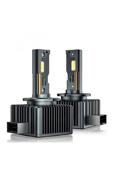 divendi-ro Set of 2 hid-led conversion bulbs, D3S, 35W, 12.000LM, Canbus, copper core, aluminum radiator