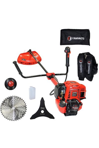 yamamoto Mașină de tuns iarba pe benzină, 4 timpi, 5.6 CP, 52cc YM-5600 + ulei de motor Ruris 4T, 1L