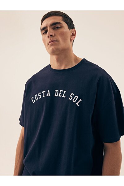 Henderson Men's classic pajama with oversize cut & Expressive lettering & Urban & Casual style | Sol