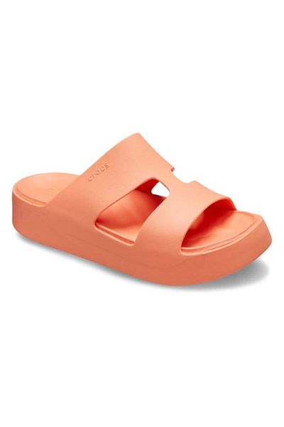 Crocs Getaway Platform H-strap Slippers 39-40 Eu - W9 Us Orange - Sunkissed