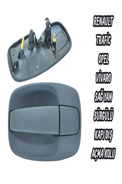 MAİS Renault Trafic Ii Opel Vivaro Compatible Sliding Door External Release Handle Right