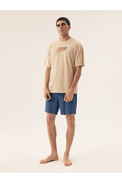 Henderson Lightweight & stylish cotton men's pajama & Loose fit & Colorful print & Tie waistband | Onshore