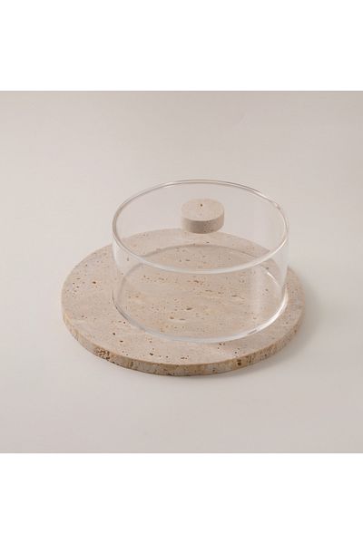 Dallaty date bowl travertine collection