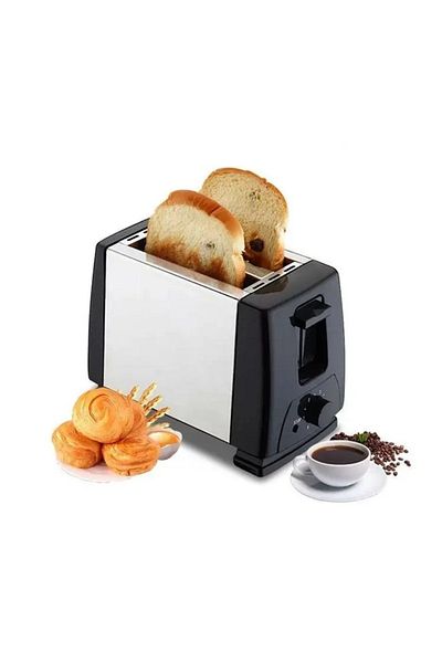 divendi-ro Prăjitor de pâine AO-78244, 700W, rumenire reglabilă, oțel inoxidabil, negru-argintiu