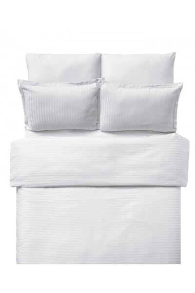 Pucioasa Χοντρά κλινοσκεπάσματα δαμασκηνού χρώματος 1 άτομο, Λευκό