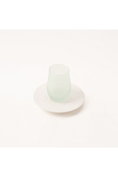 Dallaty Safa'a white porcelain 12 tea set cup