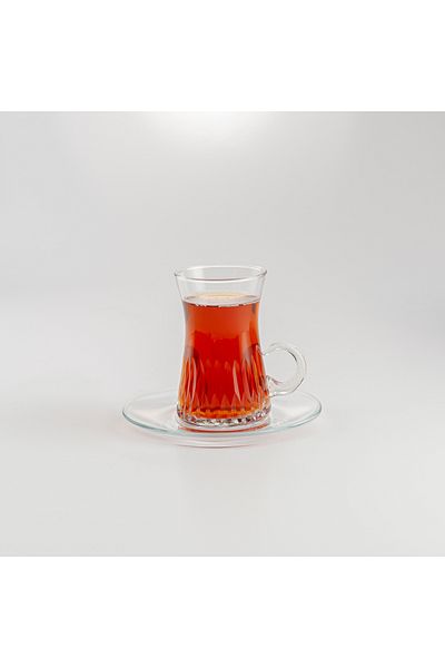 Dallaty glass tea cups 12 pcs