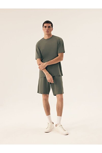 Henderson Men's pajamas, Classic and minimalist made of 100% high-quality cotton in classic patterns | Olive