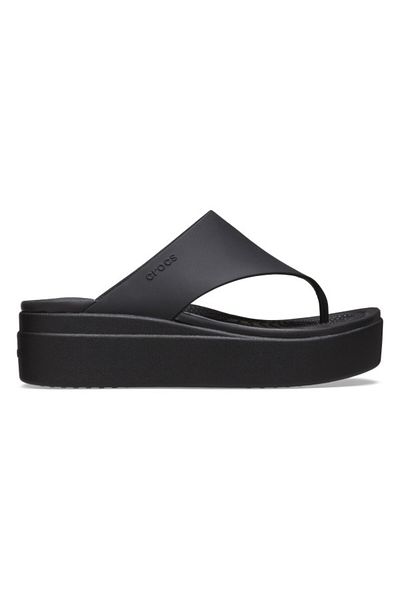 Crocs Brooklyn Flip Black - Black 41-42 Eu - W10 Us