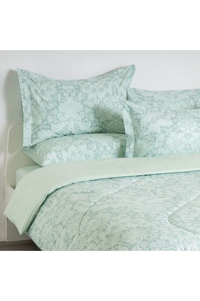 Boutique Blanche 6Pcs 100% Cotton Comforter Set, King 240*220Cm