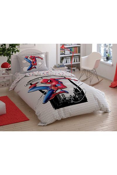 Taç Bedding 1 person, TAC Disney 3 pieces, Spiderman Cloudy