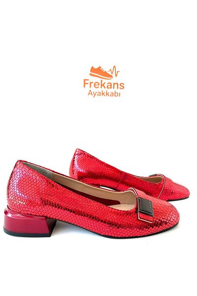 NEWGÜLTEKİN Very Stylish Ballet Flat with Genuine Leather Confort Design