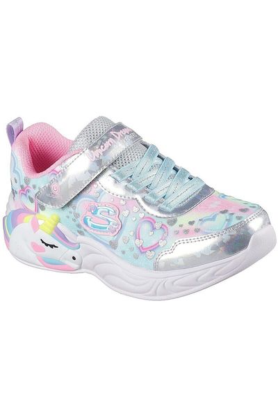 SKECHERS Tenisky S Lights-unicorn Dreams-hear, Vícebarevné, Dětské