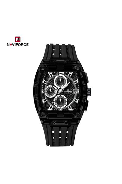MACON NF7105 Sports Transparent Waterproof Quartz Silicone Multifunctional Chronograph Men Watch