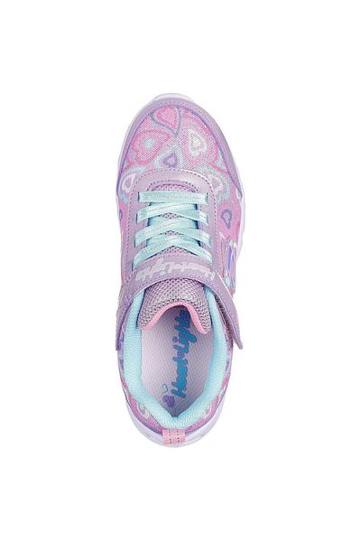 SKECHERS Dětské tenisky s motivem srdce - Boogie Love, fialové
