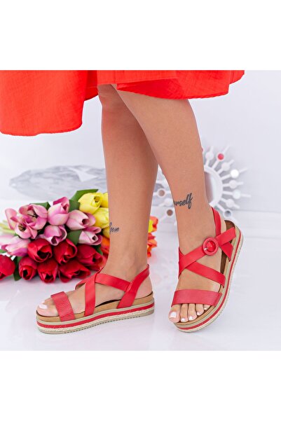 mei Women's Sandals LM318 Red |