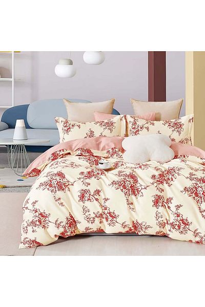 Pucioasa 100% cotton percale bed linen, 1 person, Pucioasa, PRC106