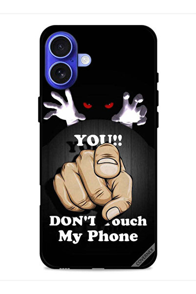Covernex غطاء حماية لجهاز Apple iPhone 16 Plus مطبوع عليه "لا تلمس هاتفي"