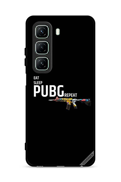 Covernex غطاء حماية لهاتف Infinix Hot 50 5G، Eat Sleep Pubg Repeat