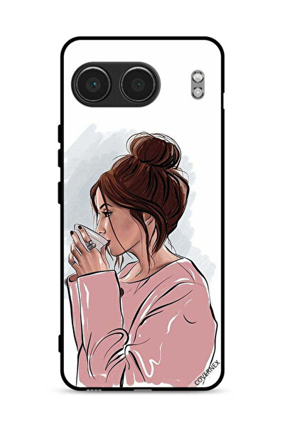 Covernex غطاء حماية لهاتف OnePlus Nord 4 5G برسومات فتاة تشرب الشاي