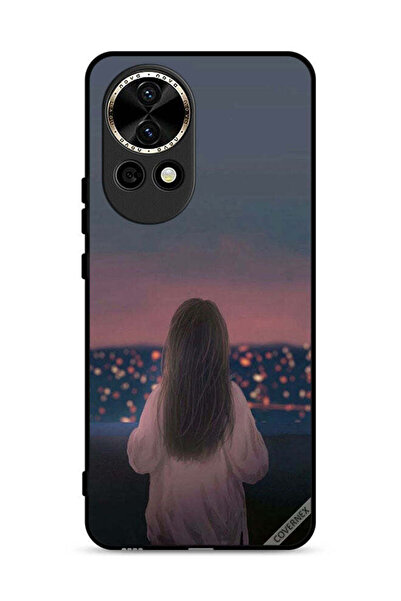 Covernex غطاء حماية لهاتف هواوي نوفا 13 5G بتصميم فتاة واقفة